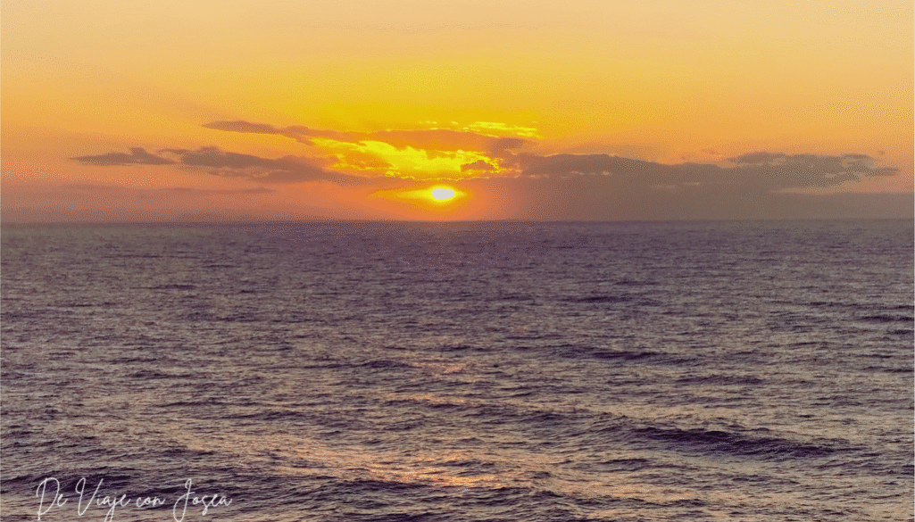 Atardecer desde las costas de Cerdeña