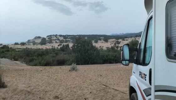 Parking en Spiaggia Piscinas